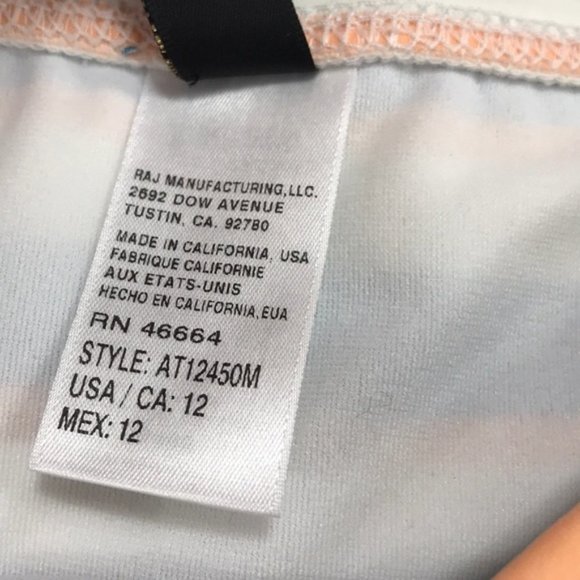 NWOT Athena Retro Stripe Bikini Bottoms - Picture 4 of 7